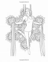 Aerial Silks Positions Collective sketch template
