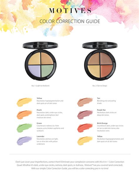 color correction made easy a makeup guide by motives® loren s world