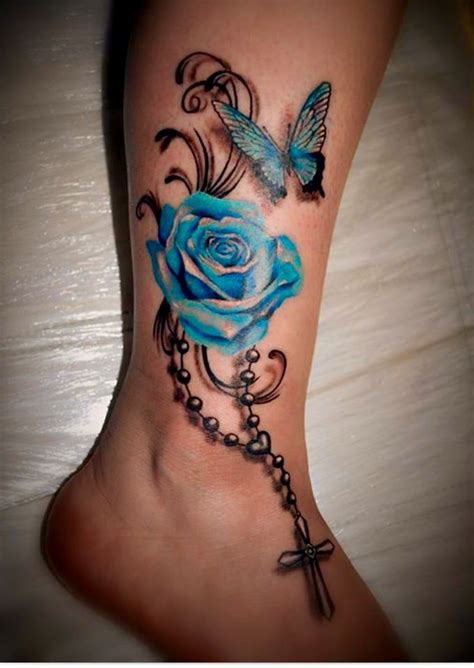 rose butterfly tattoo ideas