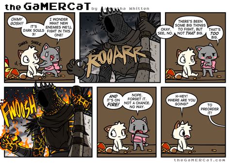 dark souls thegamercat value comics funny comics and strips cartoons games cats