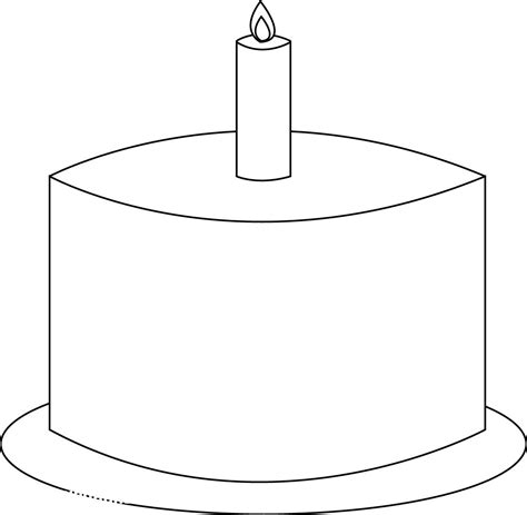 printable birthday cake coloring pages  kids birthday happy