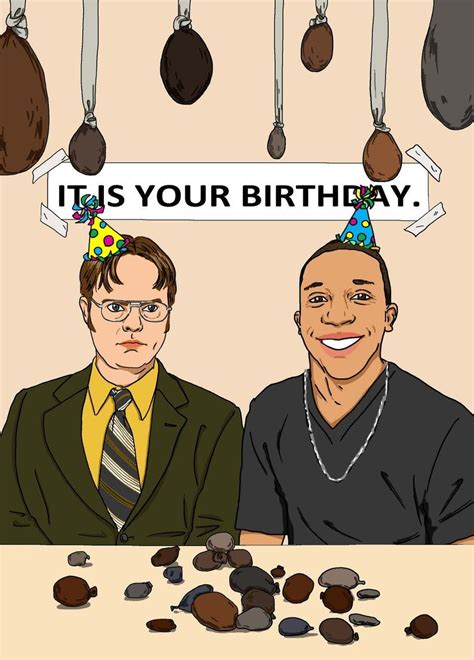 office theme custom birthday card funny birthday card etsy