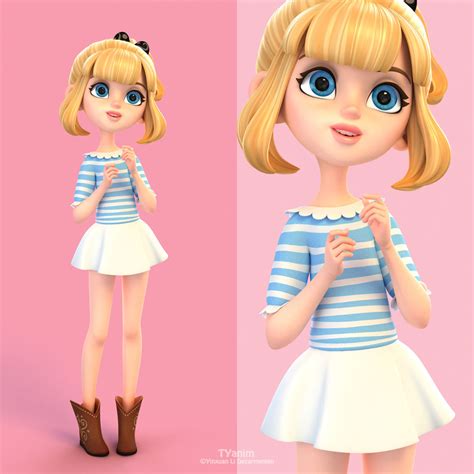 cute 3d characters all cg