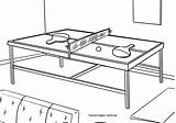 Tischtennis Tischtennisplatte Malvorlage Ausmalbilder Ausmalbild Malvorlagen Ausmalen sketch template