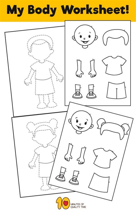 body parts printables