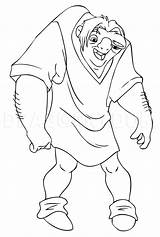 Quasimodo Draw Step Dragoart Line Easy sketch template