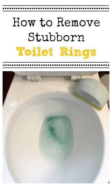remove stubborn toilet rings  favorite  tip