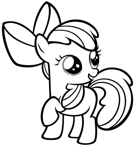 cute  pony coloring page  printable coloring pages  kids