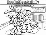 Bullying Bully Buddy sketch template