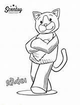 Scentsy Coloring Pages Buddy Colouring sketch template