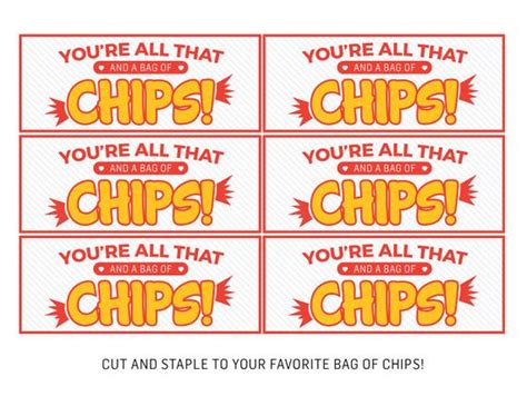 bag  chips funny printable valentine etsy valentines printables