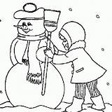 Colorat Planse Zapada Iarna Desene Snowman Omul Desen Coloriages Anotimp Anotimpuri Anotimpul Colorier Pictat Educative Trafic sketch template