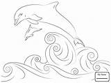 Dolphin Bottlenose Drawing Coloring Getdrawings Pages Dolphins Spinner Mammals sketch template