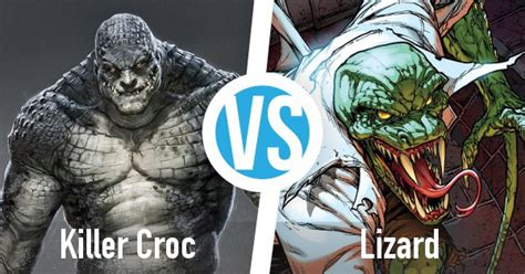 killer croc vs lizard battle superhero database