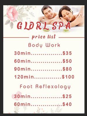 glory spa massage   meadow ave east meadow ny phone number