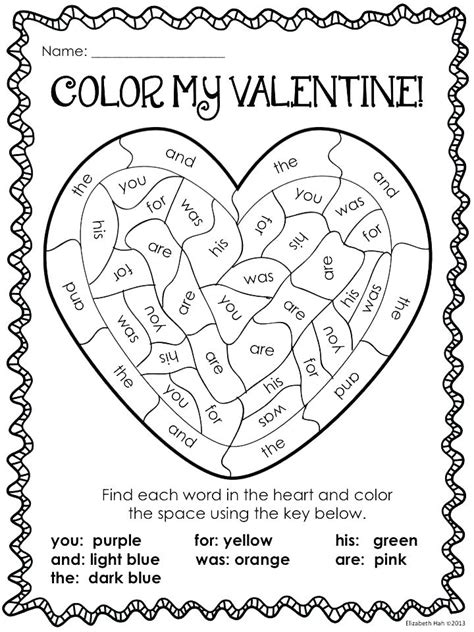 valentine math coloring pages  getcoloringscom  printable