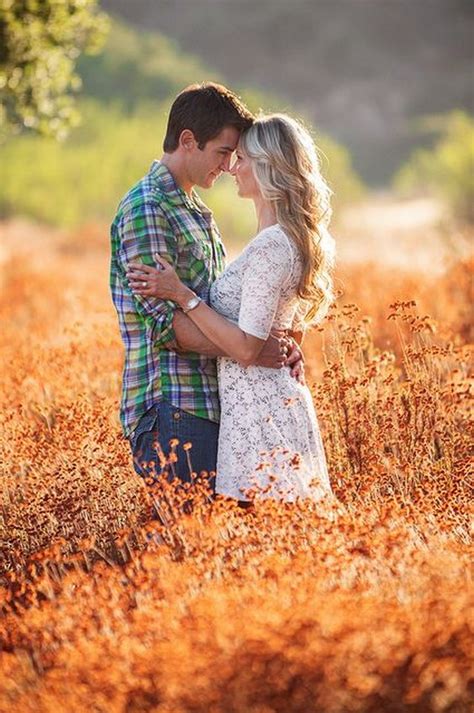 20 super captivating fall engagement photo ideas roses and rings
