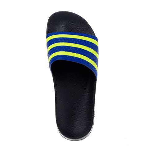adidas heren slippers blauw