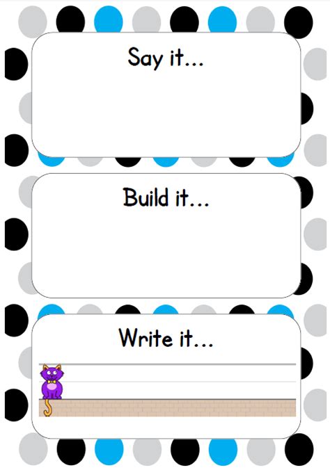 build  write  boards spots teach   box preschool