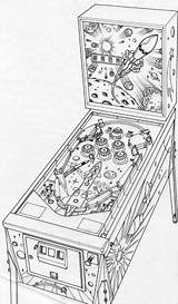 Pinball Machine Drawing Layout Artwork Coloring Drawings Pen Board Behance Template Pages Sketch Book Illustration Isograph Rough Rotring Pencil Choose sketch template