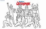 Ultraman sketch template