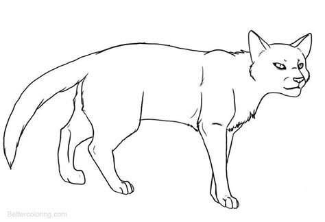 warrior cats coloring pages  mireille  printable coloring pages