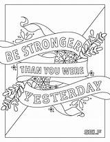 Coloring Pages Adult Quotes Books Inspirational Printable Color Bunk Quote Bed Fitness Sad Sheets Related Stress Choose Book Doodles Colouring sketch template