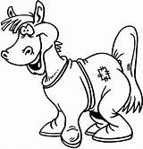 Coloring Pages Horse Horses Funny Kidprintables Return Main Gif sketch template