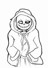 Creppy Pages Colorare Undertale sketch template