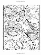 Coloring Pages Adult Space Adults Creative Sheets Galaxy Printable Mandala Books Detailed Kids Celestial Print Haven Planète Color Book Skyscapes sketch template