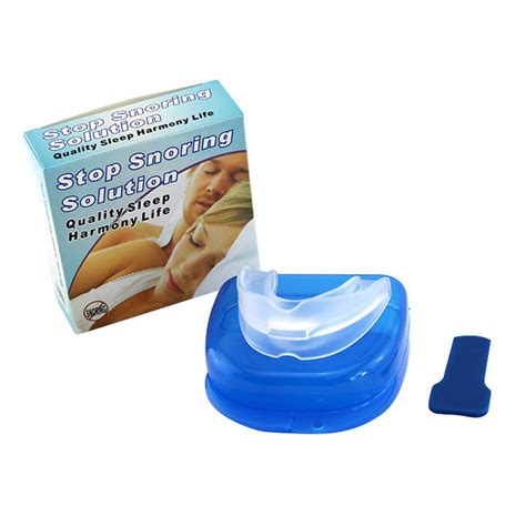 stop snoring mouthpiece sleep apnea aid anti snore bruxism grind mouth