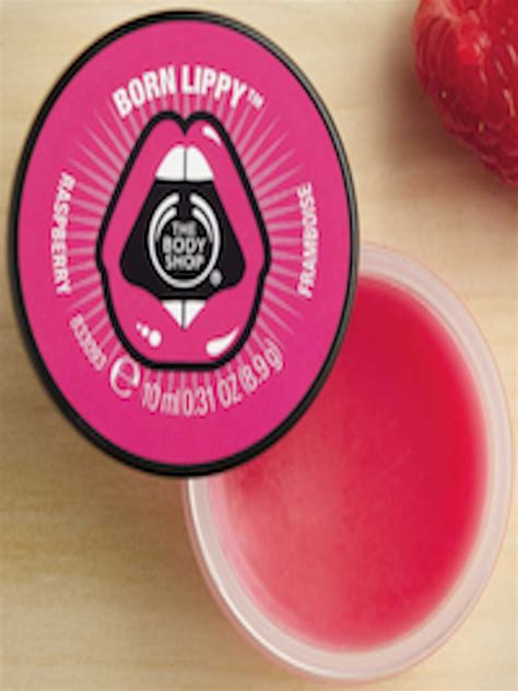 buy  body shop born lippy pot lip balm raspberry lip care