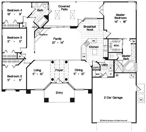 lovely  story  bedroom house plans  home plans design