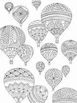 Coloring Pages Air Hot Balloon Mandala Adults Adult Mandalas Balloons Para Erwachsene Ausmalbilder Für Coloring4free Sheets Colouring Colorear Preston Doodle sketch template