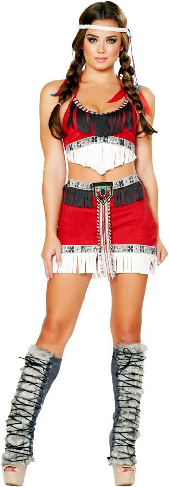 sexy adult women lusty tribal temptress native american costume fringe