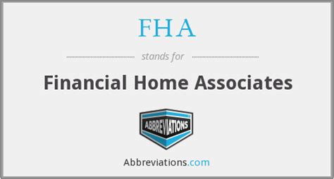 fha financial home associates