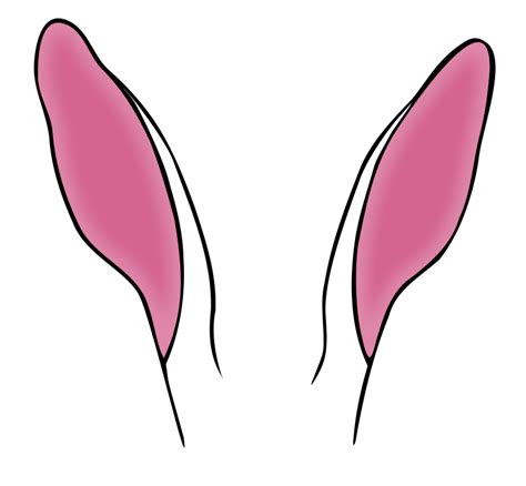 ear bunny png clipart