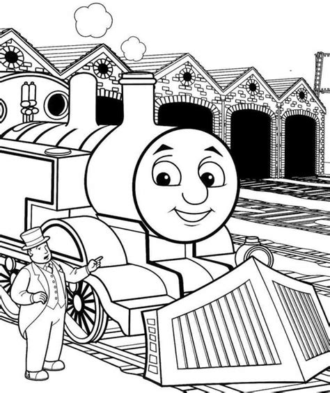 thomas coloring sheets coloring pages