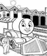 Coloring Pages Thomas Tank Engine Train Printable Colouring Sheets Friends Christmas Comments Color Cartoon Coloringhome sketch template