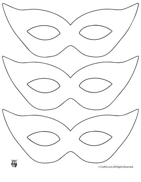 printable masquerade mask pattern template woo jr kids activities