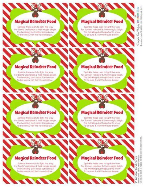 hightail reindeer food magic reindeer food printable magic reindeer
