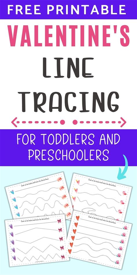 text  printable valentine  tracing  toddlers