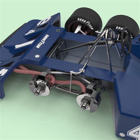Tyrrell P34b Six Wheeler Formula Cgtrader