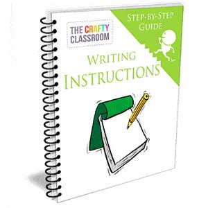 writing instructions  crafty classroom