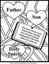 Coloring Holy Spirit Pages Bible Christian Kids School Sunday Printable Getcolorings Color Vbs Activities Crafts Print sketch template