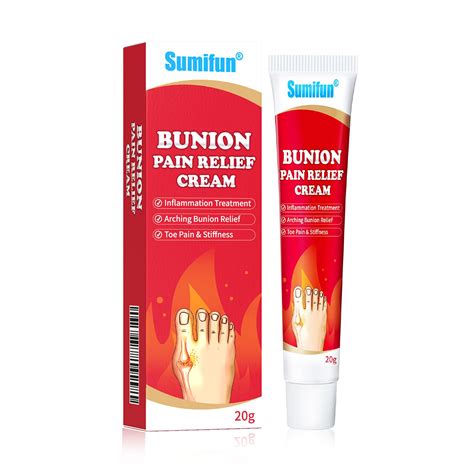 sumifun bunion pain relief cream  counts bunion pain cream  bunion
