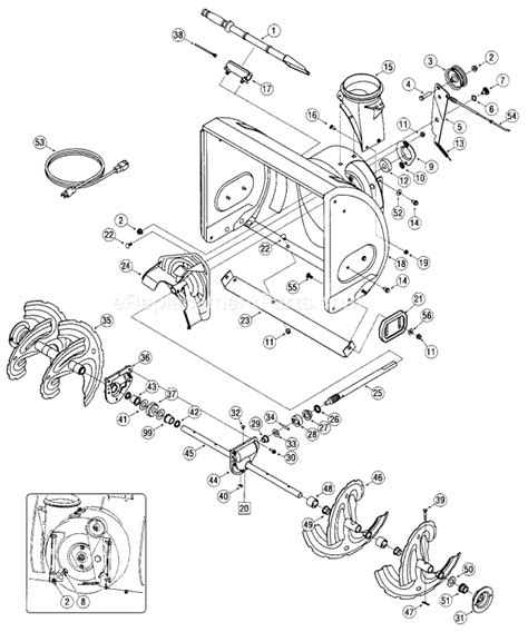 craftsman snowblower carburetor diagram