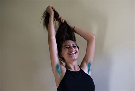 women who dye their armpit hair the new york times