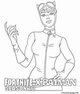 Coloriage Fortnite Catwoman Dessin Imprimer sketch template