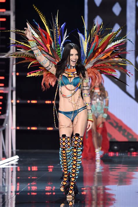 Adriana Lima See Thru Panties At Victorias Secret Fashion